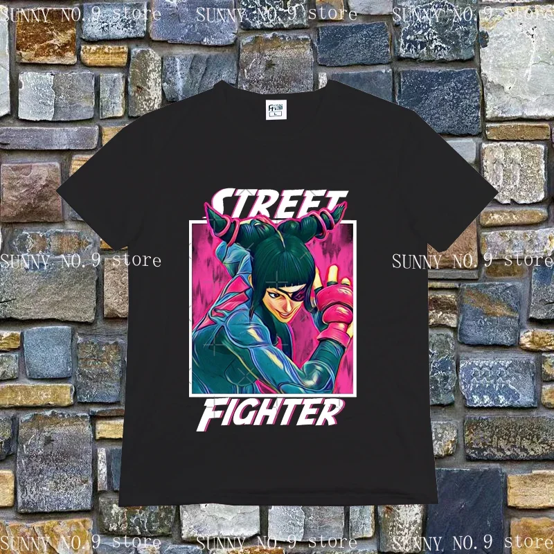 

Graphic T Shirts Man Women Boxing JURI Classic T Shirt Hot Streetwear Tops Men Clothing Street Fighhtter JURI White Game
