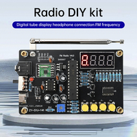 RDA5807M FM Radio DIY Kit DC5V 87-108MHz Full-Band Solder-It DIY Components Electronic Soldering Project Type-C Interface