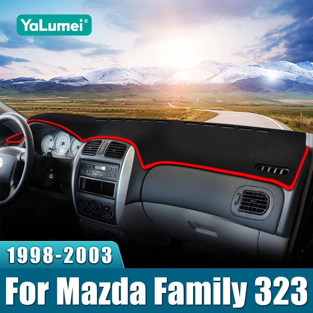 For Mazda Family 323 BJ 1998 1999 2000 2001 2002 2003 Car Dashboard Sun Shade Cover Instrument Panel Non-slip Pad Accessories