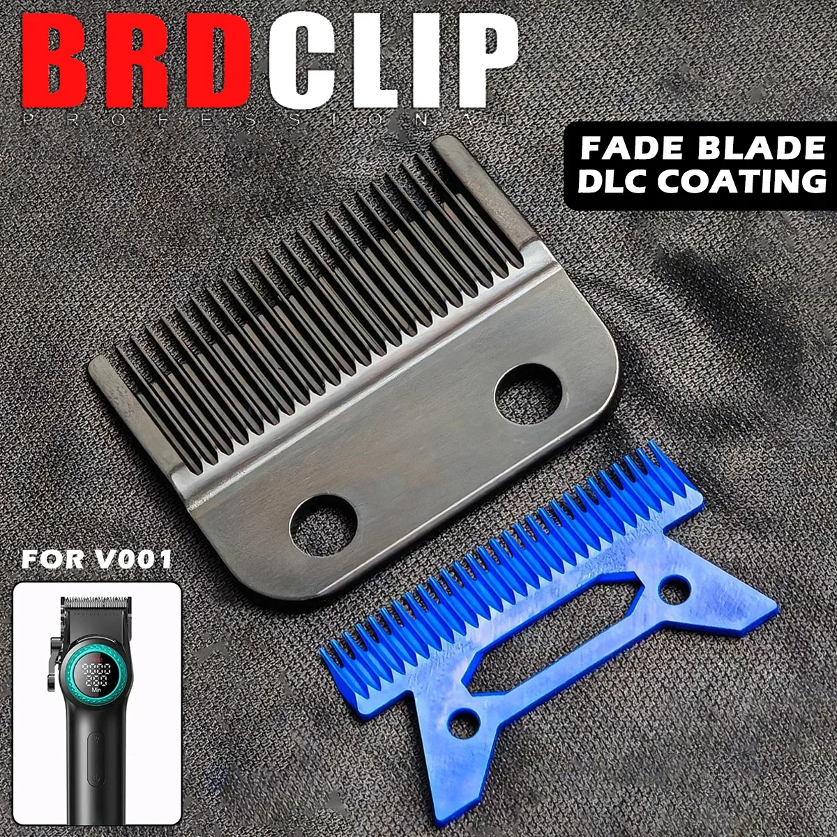 BRDCLIP Fade Blade Hair Clipper/Trimmer Replacement Blade DLC Coating FOR VGR V001 FA1C G28 Wahl Magic Barber Salon Tool