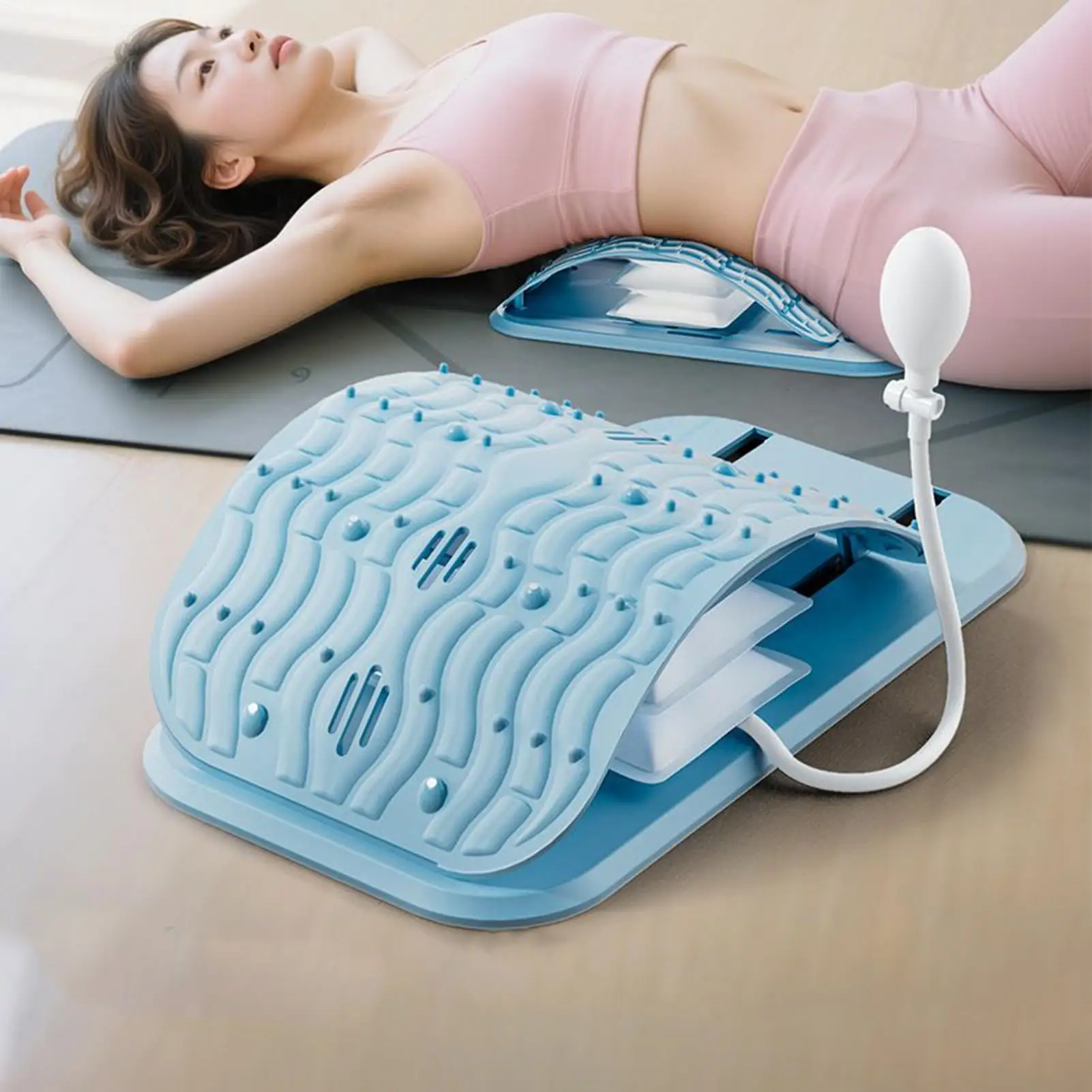 العمود الفقري نقالة تمتد قابل للتعديل مصحح أسفل قطني الظهر العمود الفقري نقالة لممارسة الكتف الجسم العضلات الجنف #3