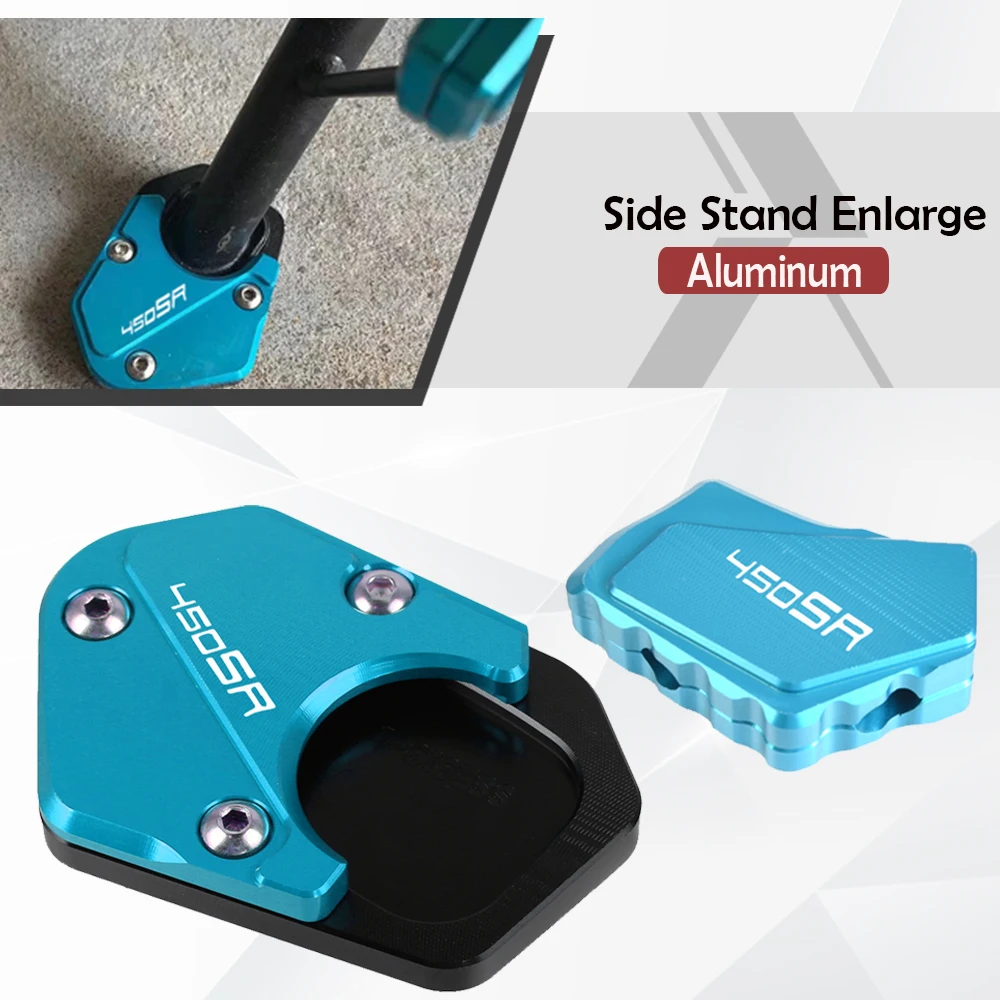 

450 SR 2024 Side Stand Enlarger Sled Sidestand Kickstand Foot Pads Support Kickstand auxiliary FOR CFMOTO 450SR 450ss 2022 2023