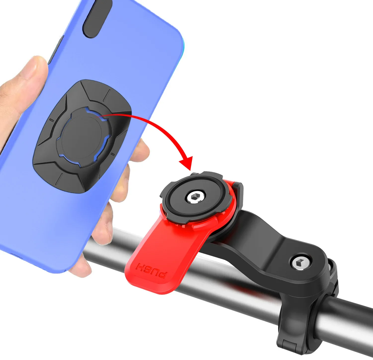 Bicycle Mobile Phone Navigation Holder for Motorcycle Electric Vehicle Bracket Holder Adjustable Handlebar Support Rack Cycling