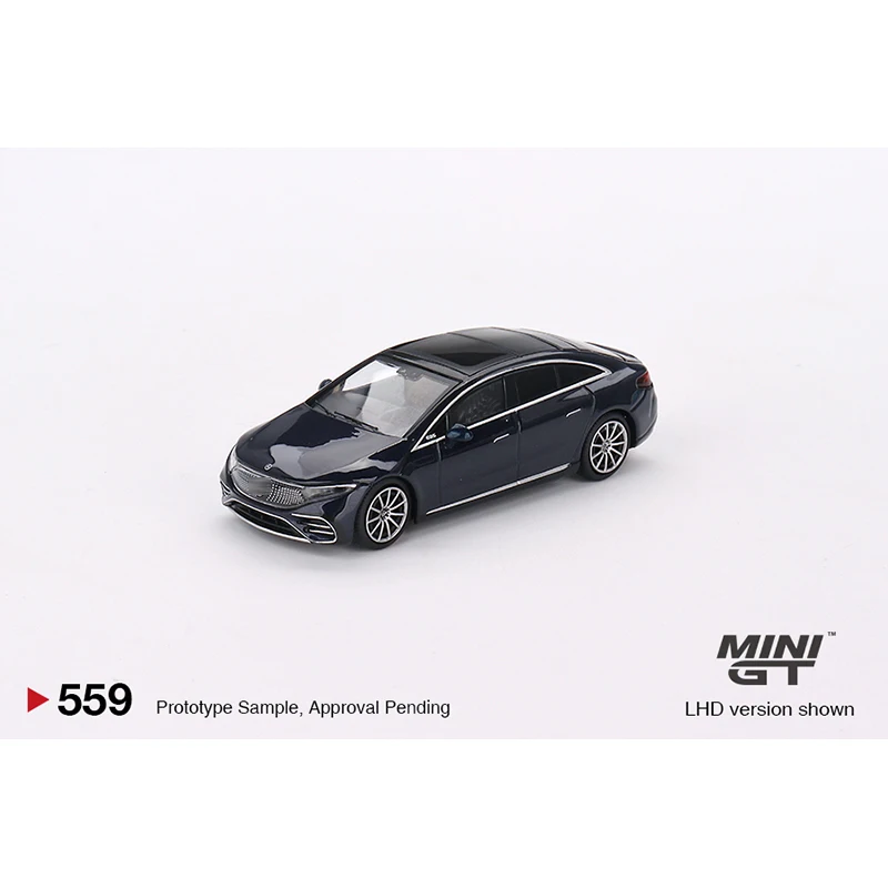 MINIGT 559 In Stock 1:64 EQS 580 4MATIC Diecast Diorama Car Model Collection Miniature Carros Toys