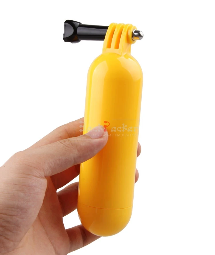 Yellow Bobber Floating Monopod Handheld Grip for GoPro hero 3 3+ SJ4000 Mini Camcorder accessories