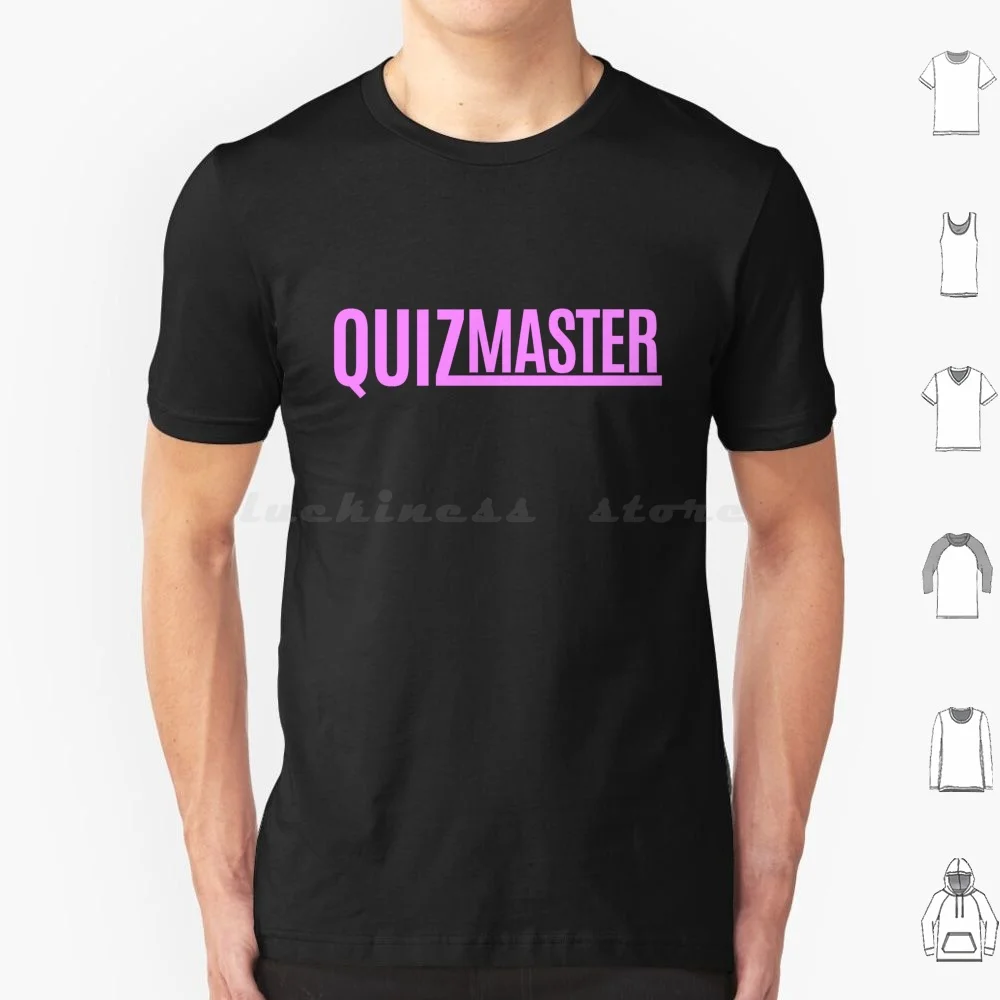 The Quizmaster T Shirt 6xl Cotton Cool Tee Quiz Trivia Questions Question Games Trivia Night Pub Quiz Fun Funny Game Show