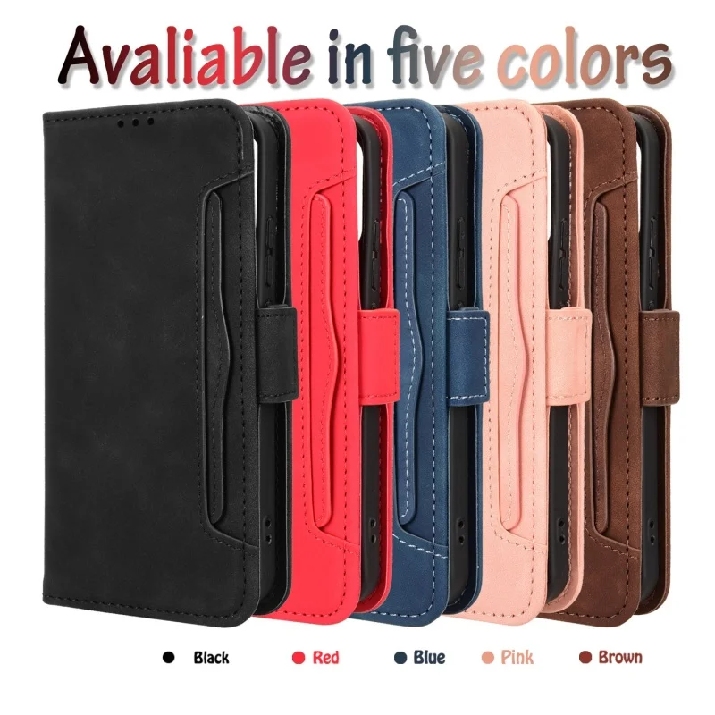 ل ممن لهم A6 برو 4G متعددة فتحة للبطاقات غطاء حافظة جلدية غطاء وقائي ل ممن لهم A6 برو 5G / F31 5G / A6 4G حامل محفظة قلابة #6