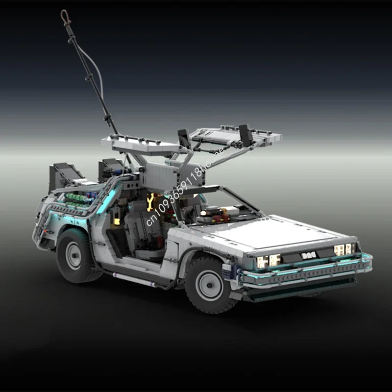 5226 Stück MOC 1:8 Collectors Edition Zurück in die Zukunft DeLorean Timemachine Icons Inspirierender kreativer Geburtstagsgeschenk-Baustein