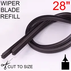 High Quality Boneless Silica Gel Car Wiper Blade Refill Strips Windscreen Windshield Car Accessories