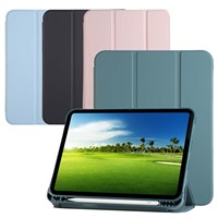 Case for Samsung Galaxy Tab A8 10.5 inch Case 2022 Model (SM-X200/X205/X207), Smart Tablet Cover with Trifold Stand + Soft TPU B