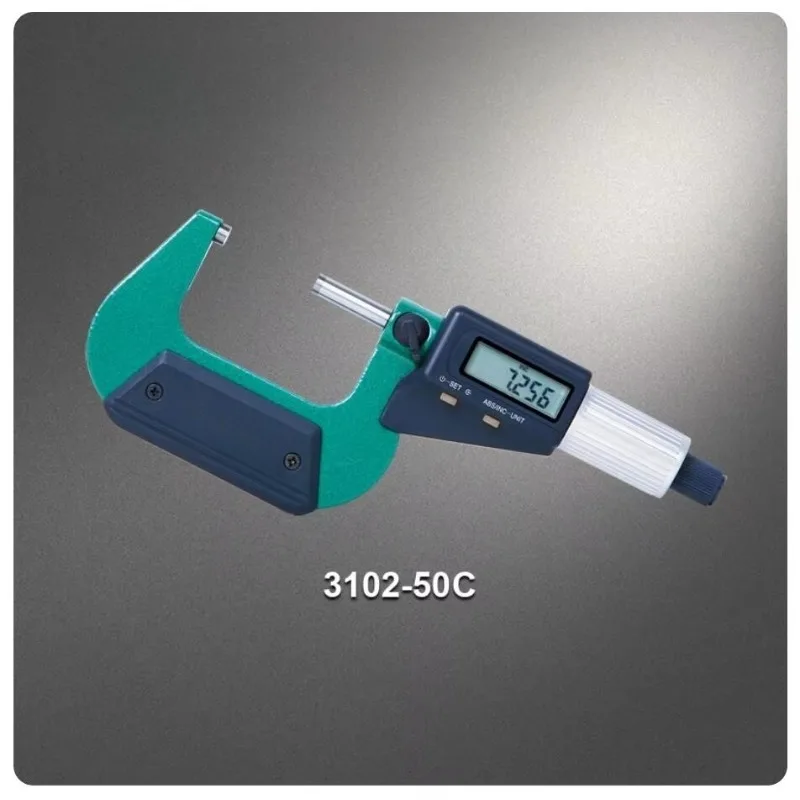Electronic Micrometer Set 3109-1004A 0-100mm Range 0.001mm/0.00005 Resolution Precision Measurement Tool