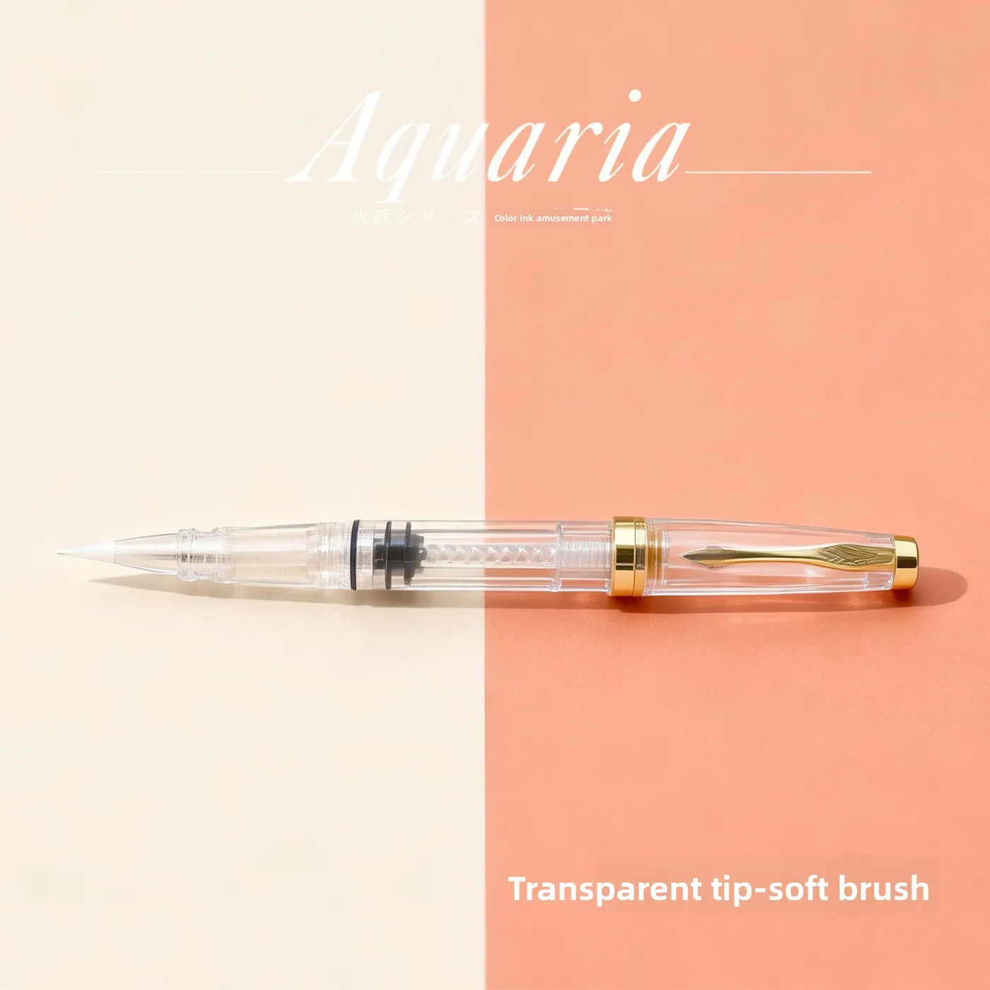 

Transparent Gold Powder Ink Non-Blocking EF/F Nib Fountain Pen Smooth Writing For Calligraphy School Office Supplies Stationery