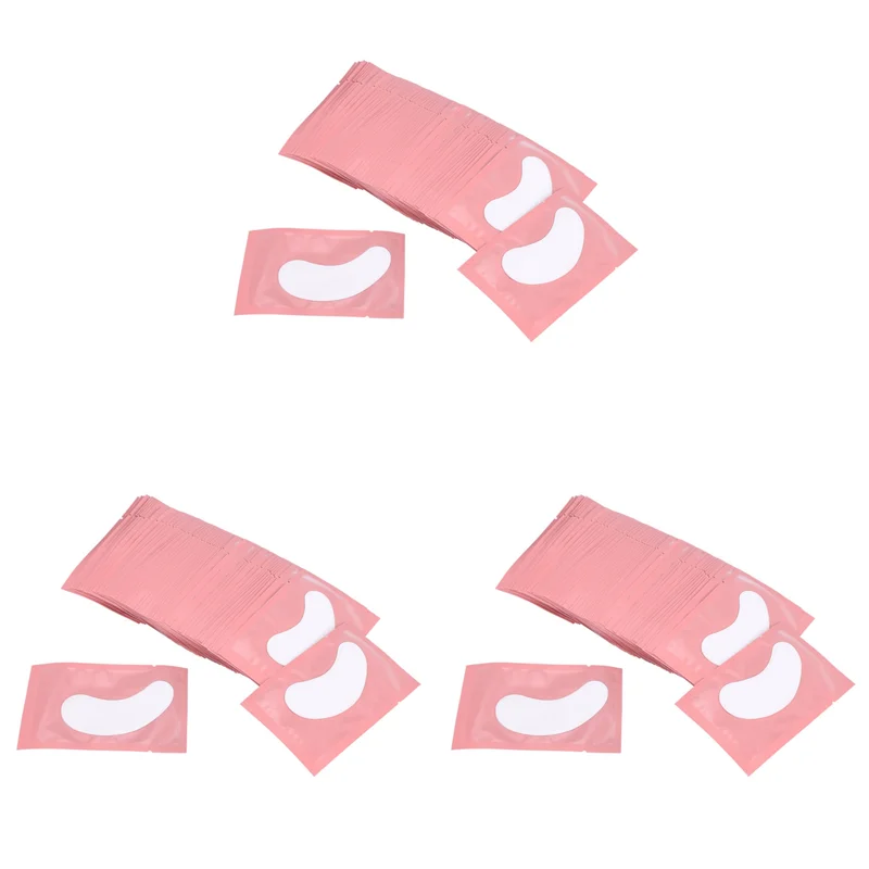150 pares de almohadillas de Gel para protección ocular, parche de pelusa, extensión de pestañas individuales, máscara para ojos