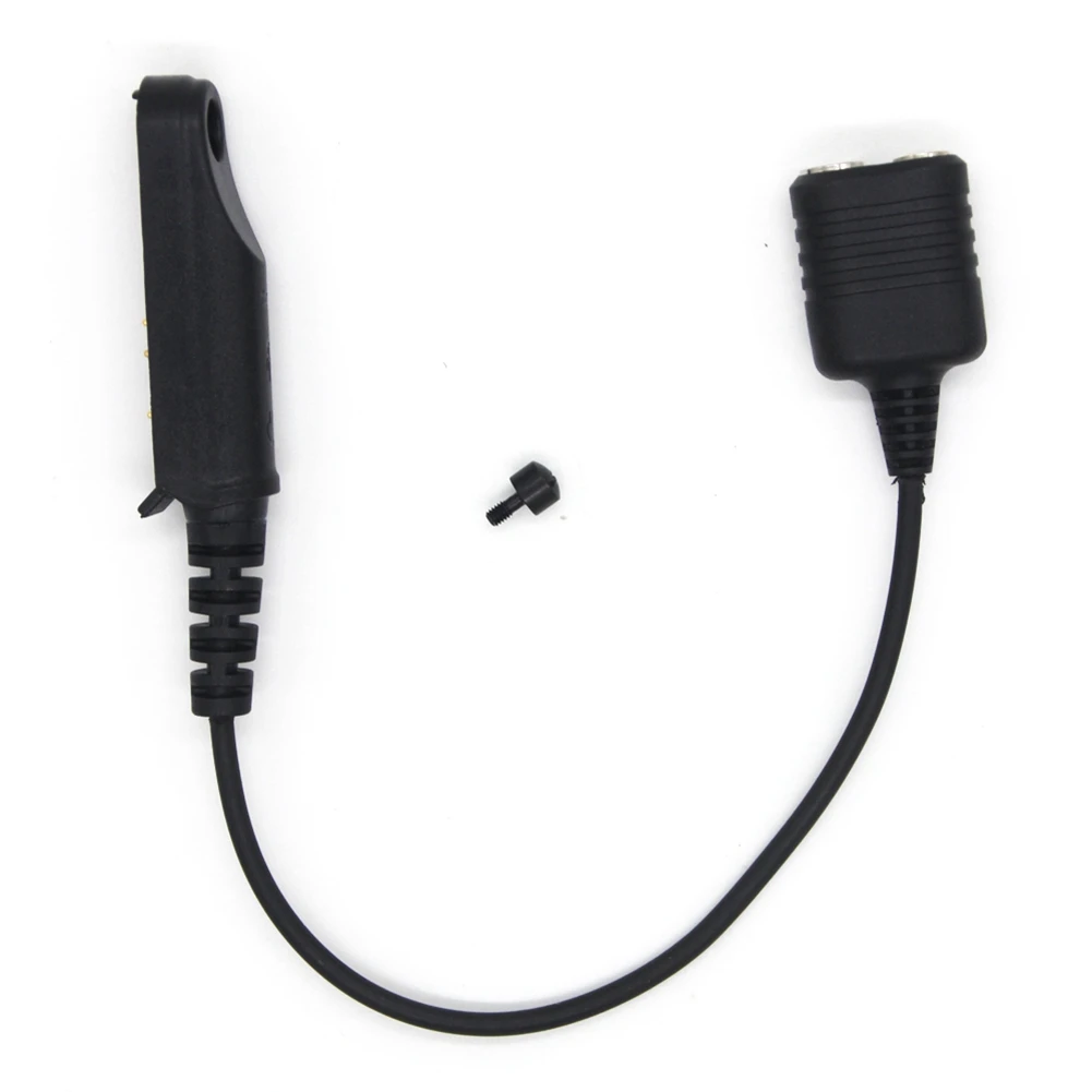 Adapter Cable For Baofeng UV-9R Plus UV-XR Waterproof To 2 Pin UV-82 UV-S9 Walkie Talkie Headset Mic-Y41A