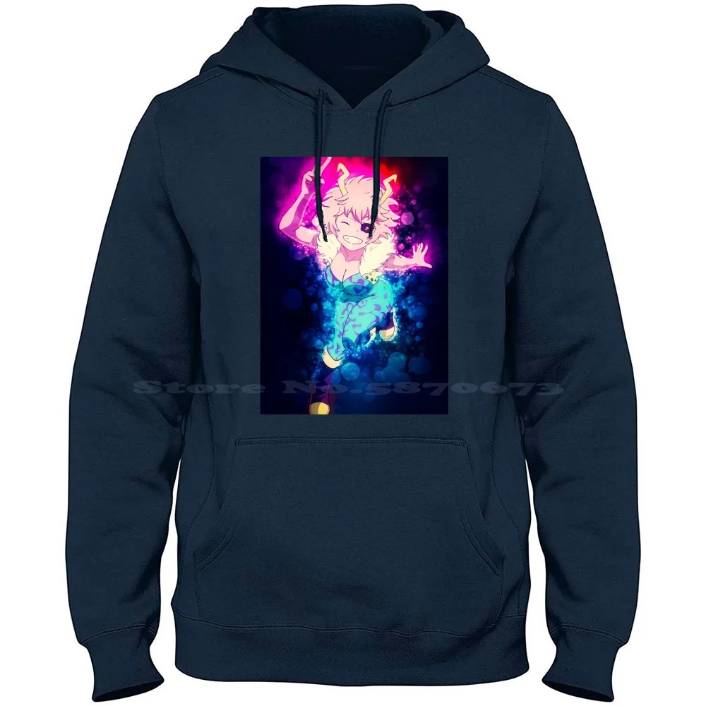 Mina Ashido Fanart 100% Pure Cotton Hoodie Tshirt Pinky Spacefoxart Mezo Waifu Mina Earphone Kyoka Anime Shoji Jack Girl All