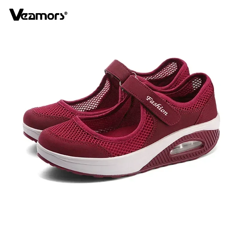 Baskets Confortables pour Femmes, Chaussures Plates, Souples, à la Mode, Légères, à Enfiler, Vulcanisées, Décontractées, Rouges