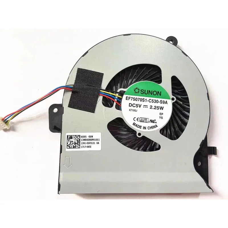 For ASUS GL502 GL502VM CPU Cooling Fan EF75070S1-C530-S9A DC5V 2.25W