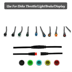 Julet Cable Base Connector 2 3 4 5 6 Pin Cable Waterproof Connector For Ebike Display Female Male Electric Bicycle Parts