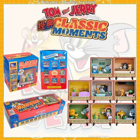 52TOYS Blind Box Tom And Jerry Classic Moment Series Mystery Box Creative Scene Anime Figure Desk Ornament Kids Toys Gifts