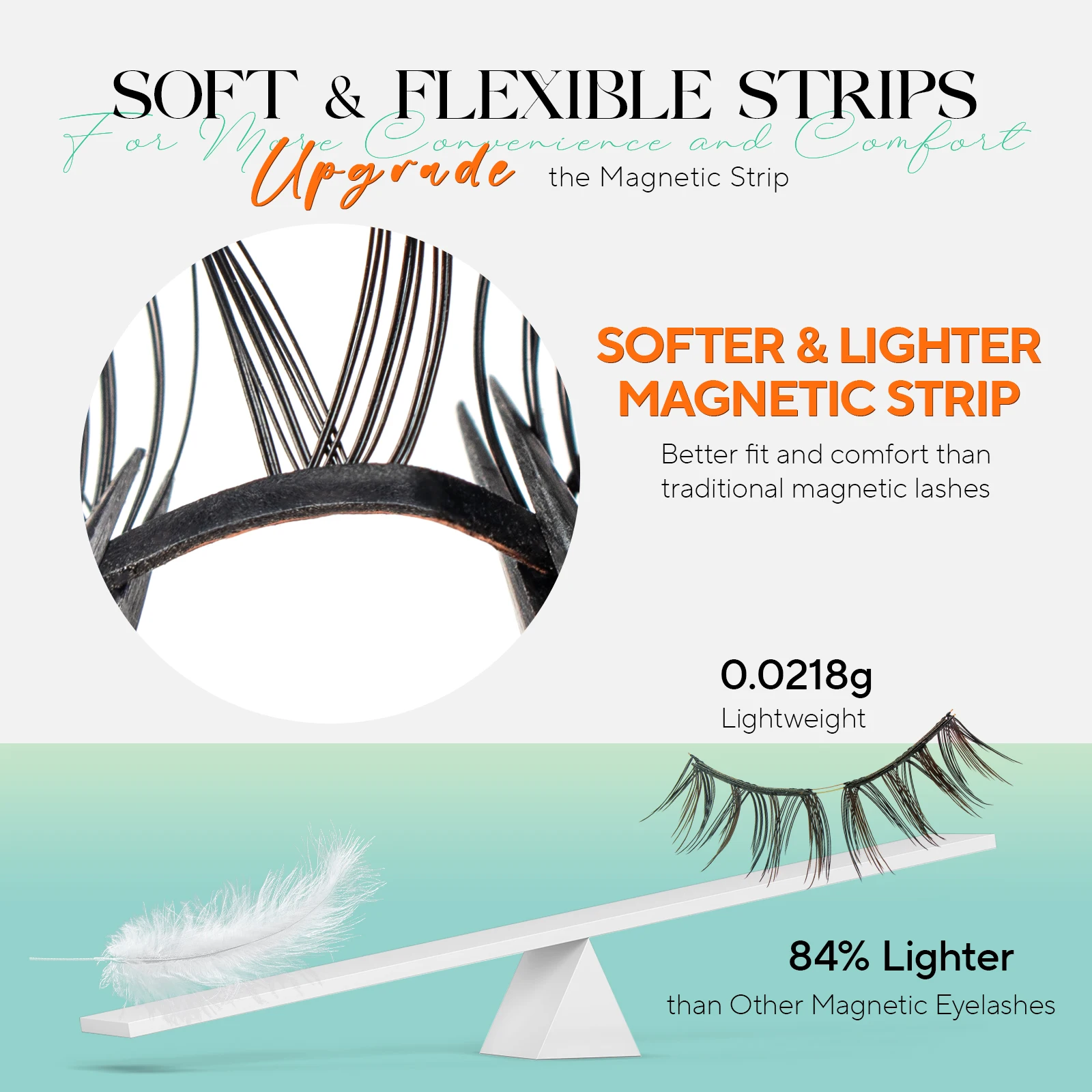 VYRILA อัพเกรดขนตาปลอมสีน้ําตาล/สีดํา Reusable Soft Magnetic Lash พร้อม Applicator ดูธรรมชาติไม่จําเป็นต้องใช้กาว Lashes Kit