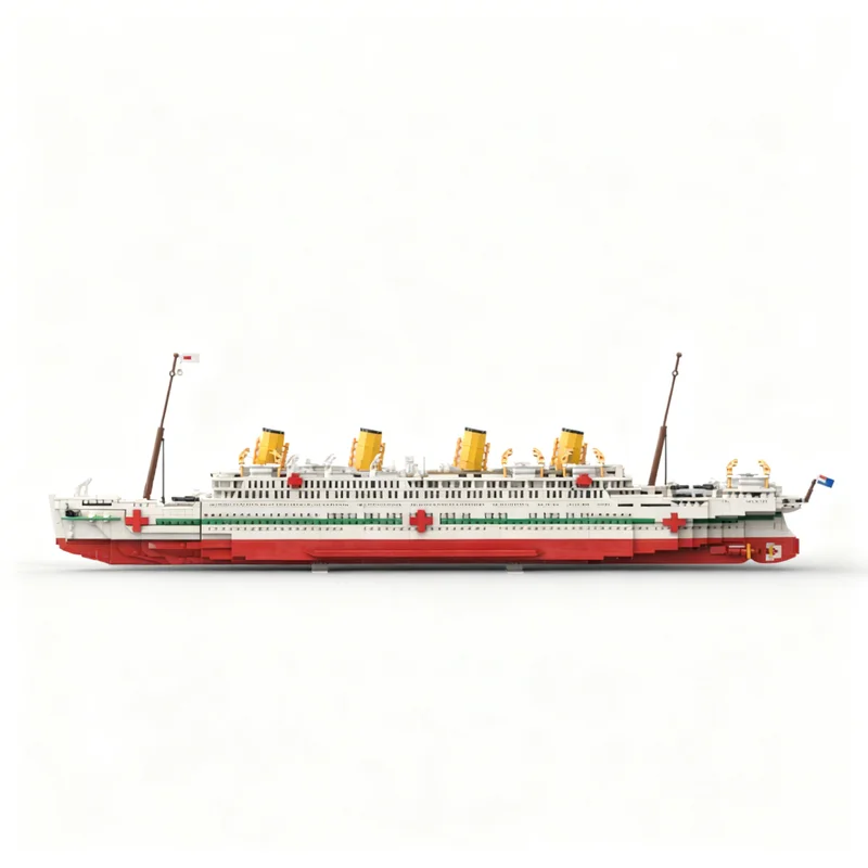 3483pcs MOC HMHS Britannic Creative Advanced Build Model Building Blocks Castle Adventure Technical Street Scene Kit Toy Gift