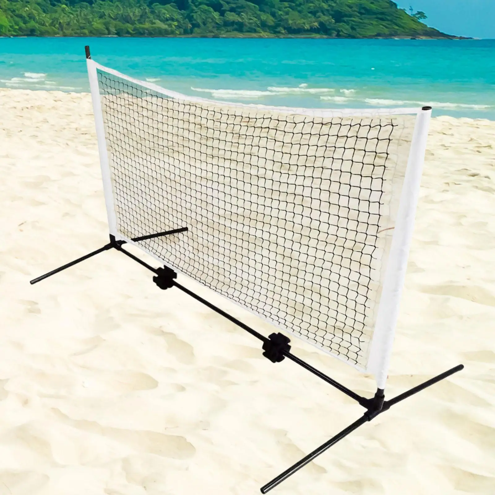 

5-футовая мини-сетка для пиклбола с подставкой, небольшое портативное оборудование, быстрая установка, сетка для пикл-мячей для заднего двора, теннисной вечеринки, подъездной дороги, дома