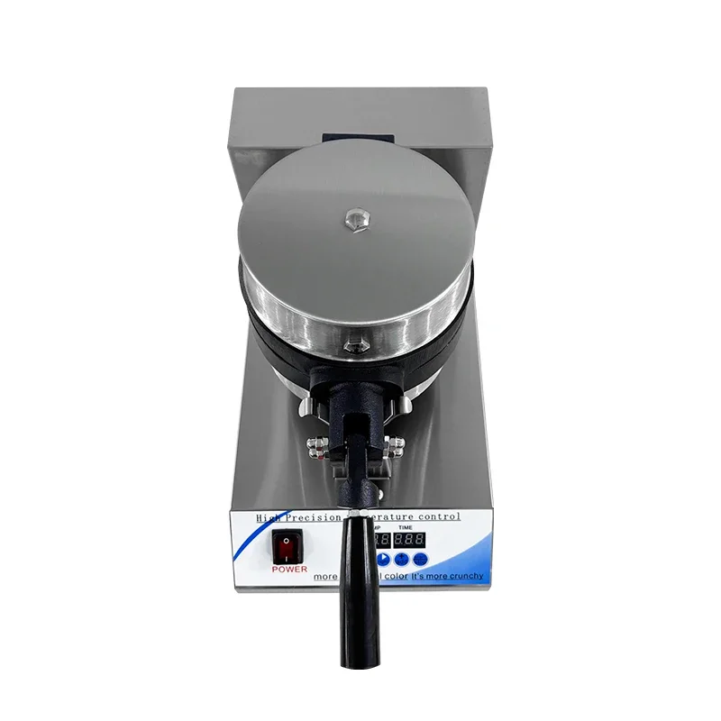 Hamburger Making Machine Non-Stick Round Burger Baking Machine Digital Display Panel Kitchen Appliance