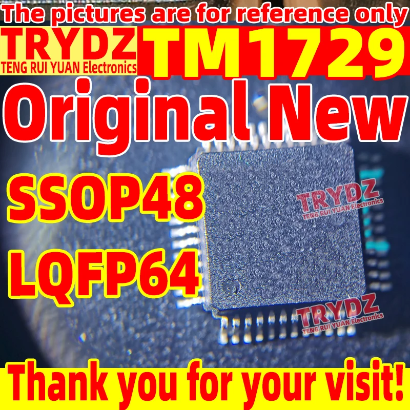 50-5pcs Original New TM1729 SSOP48 LQFP64 LED driven display chip