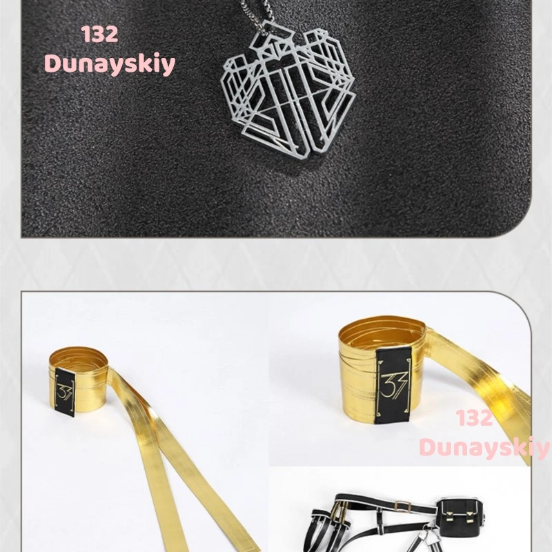 Lune Light 33rd Expedition Cosplay Costume Game Shadowow Character Female Outfit Bag Pants Necklace Halloween Uniform