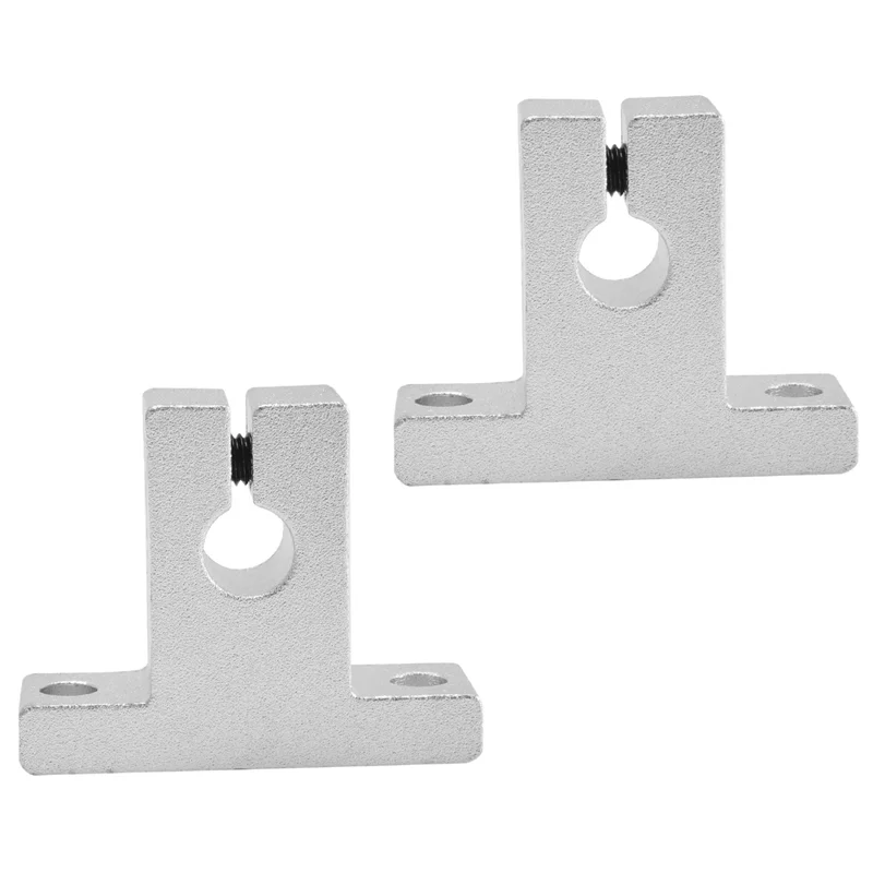 

A88Z 4 Pcs Linear Motion Rail Clamping Rod Rail Guide Support Shaft Bracket Coupling Mount SK8 8Mm