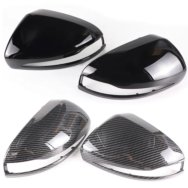 Black Side Mirror Caps For Mercedes Benz W205 W222 W213 W238 X205 X253 C217 W463 C253 W253 Cover C S GLC E G Class AMG replace