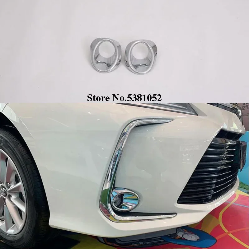 

Fog light Lamp Frame For Toyota Corolla 2019 2020 Sticker Decal Trim Foglight Eyebrows Eyelid Strip Trim Car Accessories