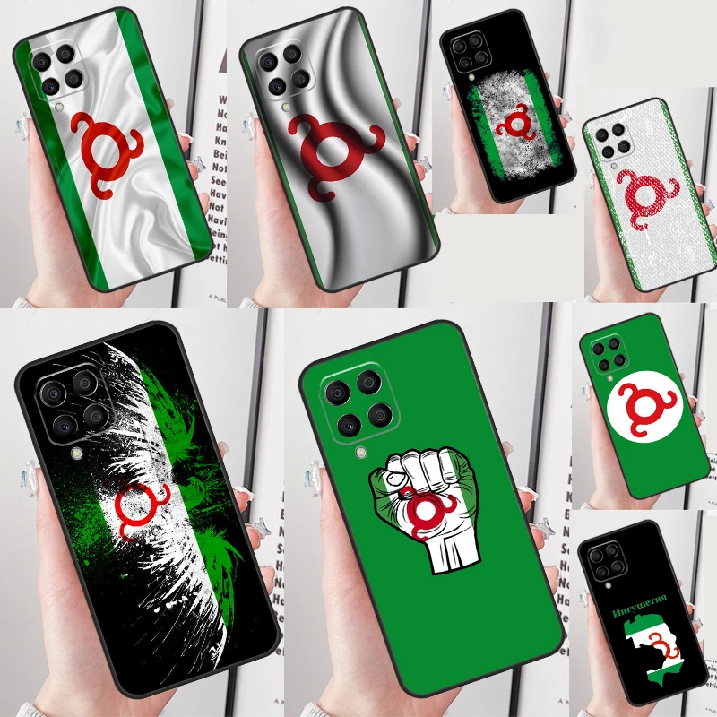 Ingushetia Flag Case For Samsung Galaxy M13 M33 M53 M12 M32 M52 M14 M34 M54 M11 M31 M51 M20 M30s M31s Cover