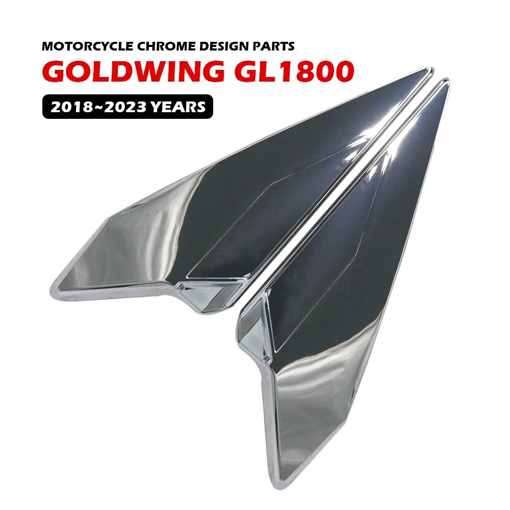 GOLD WING GL1800 Motorcycle Pedal Upper Side Cover For HONDA 2018~2023 Universal Chrome Design Accessories Parts