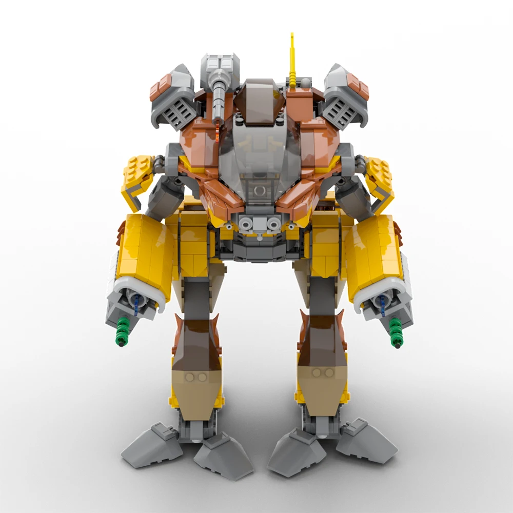 مجموعة مكعبات البناء BuildMOC MAD-3R Marauder Mech Battleteched، ألعاب Ideas Mechwarrior هدايا للأطفال (933 قطعة)