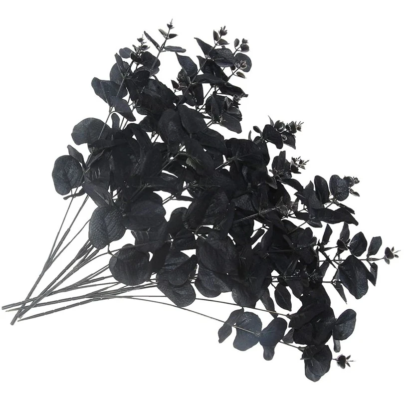 2/5pcs Money Leaves Artificial Plants Wedding Bride Bouquets Home Room Vases Garden Festival Table Halloween Diy Gifts Box Decor