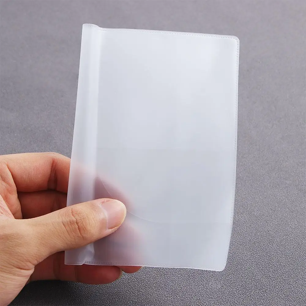 Funda de PVC para documentos, Protector transparente impermeable para viaje, funda para pasaporte, funda protectora transparente para tarjetas de identificación