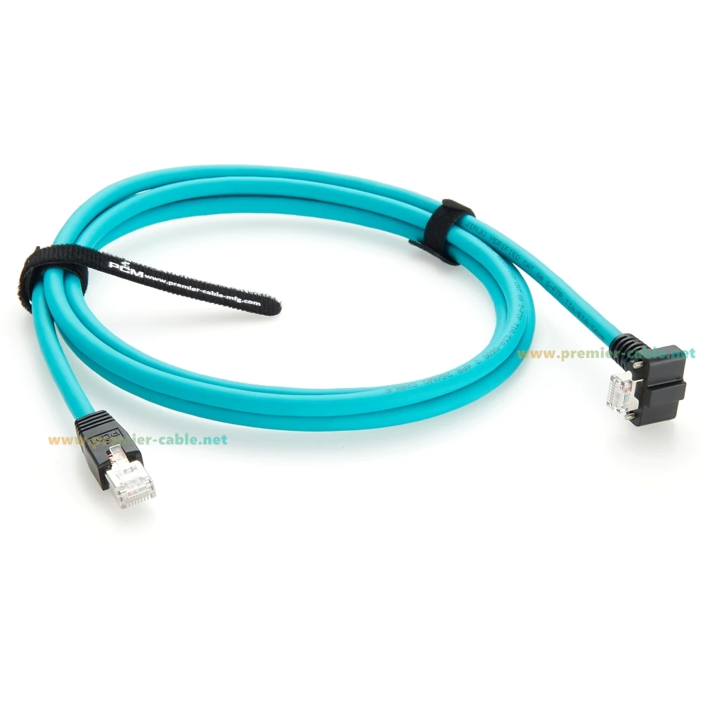 Угол UP/Down RJ45 «папа-папа» Высокогибкий кабель CAT6A Shield GigE Vision для промышленной камеры Machine Vision Frame Grabber
