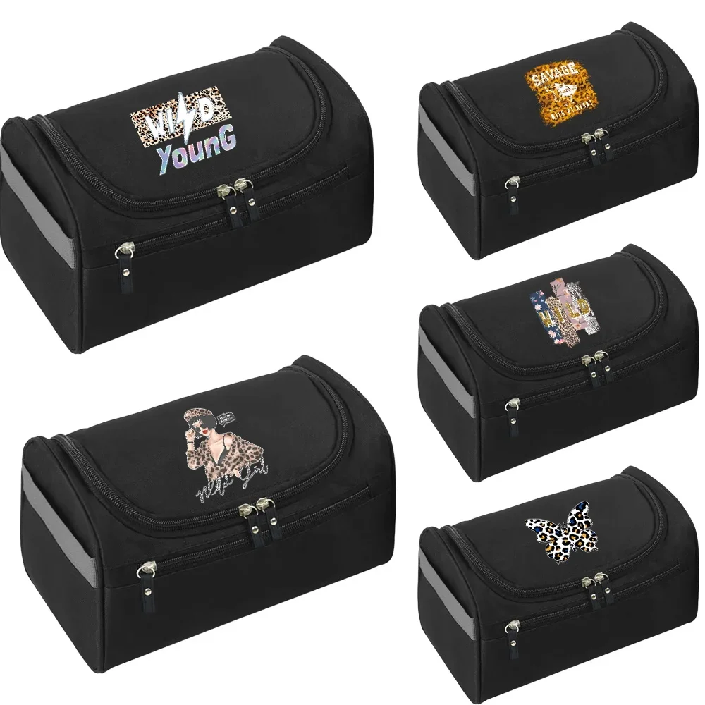

MakeUp Wash Bags Cosmetic Bag Men Travel Essentials Toiletry Accessory Packet Make Up Case Handbag Wild Print Handing Organizer
