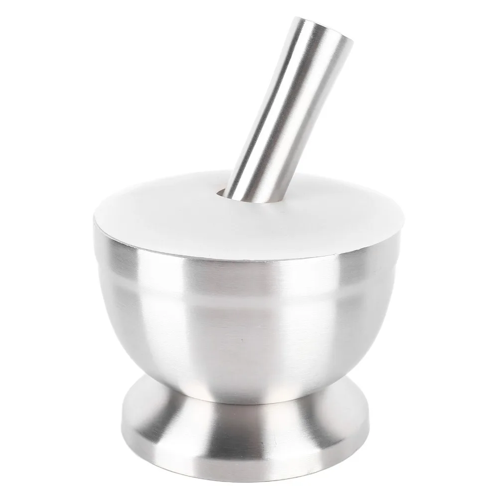 set-di-mortaio-e-pestello-in-acciaio-inossidabile-304-colore-argento-con-base-antiscivolo-ciotola-per-macinare-spezie-coperchio-in-silicone-facile-da-pulire