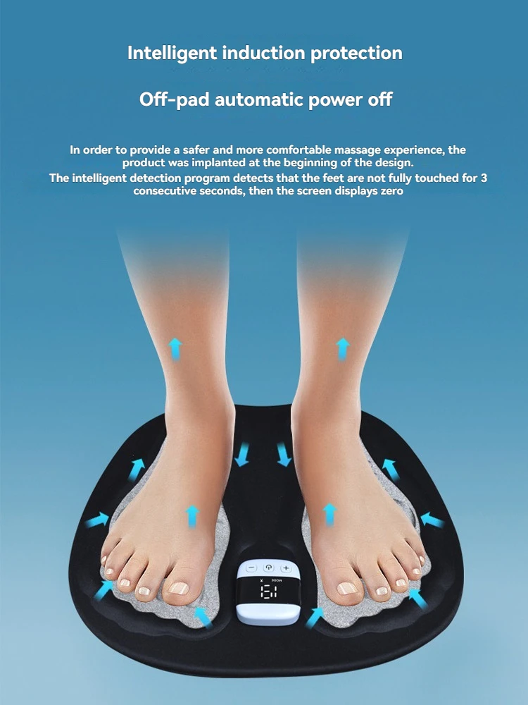 

Smart 3D Foot Massage Pad Foot Pulse Acupressure Massager Foot Muscle Massage Home Foot Therapy Device Leg-Sculpting Wonder