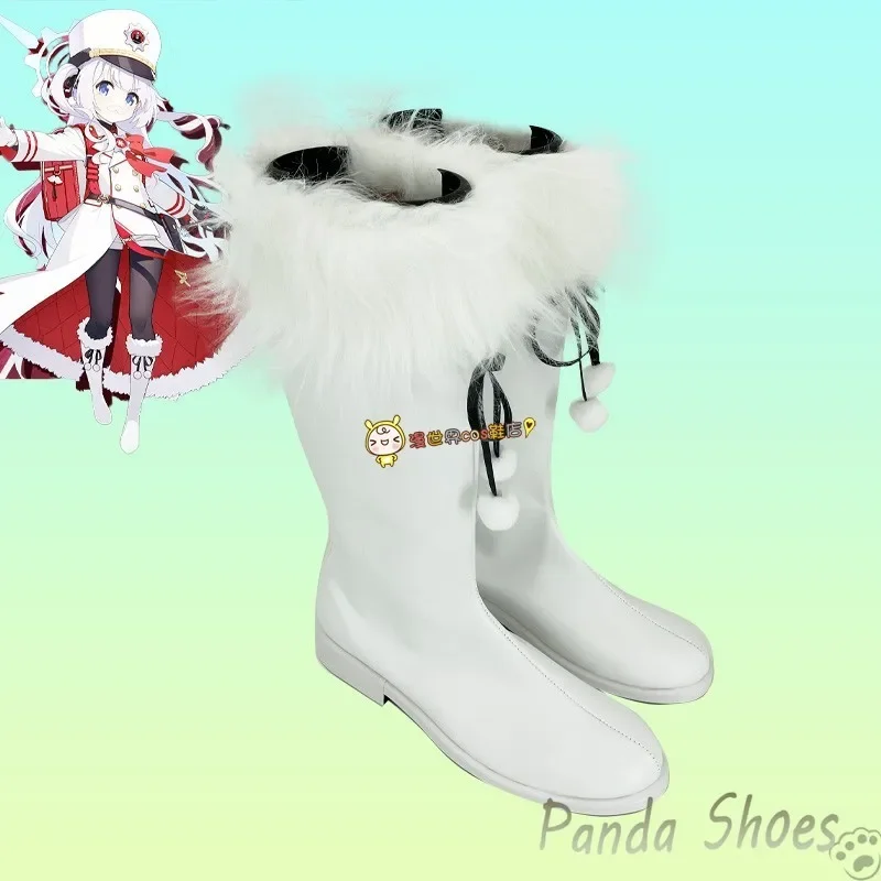 

Blue Archive Renkawa Cherino Cosplay Shoes Anime Game Long Cos Boots Comic Cosplay Costume Prop Shoes for Con Halloween Party