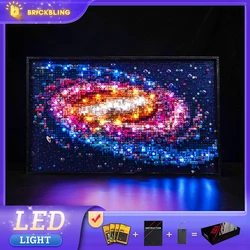 The Brick Bling LED Light 31212 Set is suitable for The Milky Way Galaxy building blocks (including lighting accessories only)