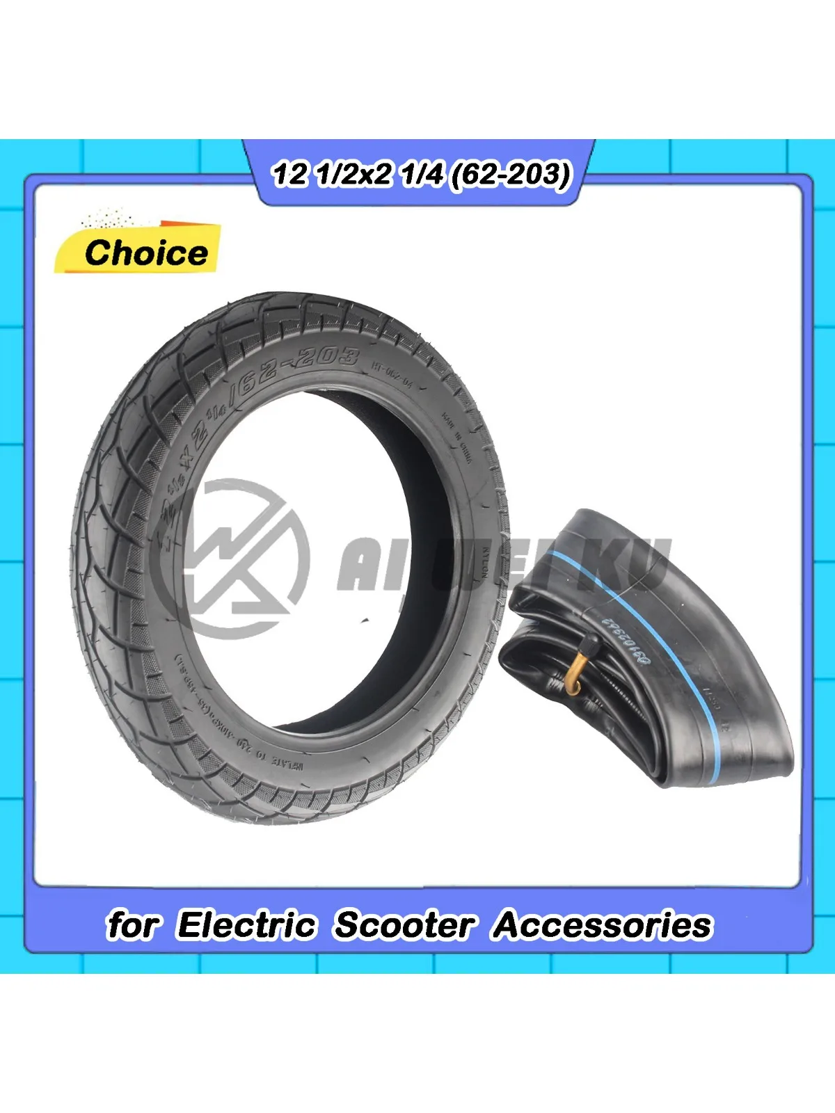 AliExpress NONE 12 1/2 X 2 1/4 ( 62-203 )Tire fits Many Gas Electric Scooters 12 Inch tube Tire For ST1201 ST1202 e-Bike 12 1/2X2 1/4