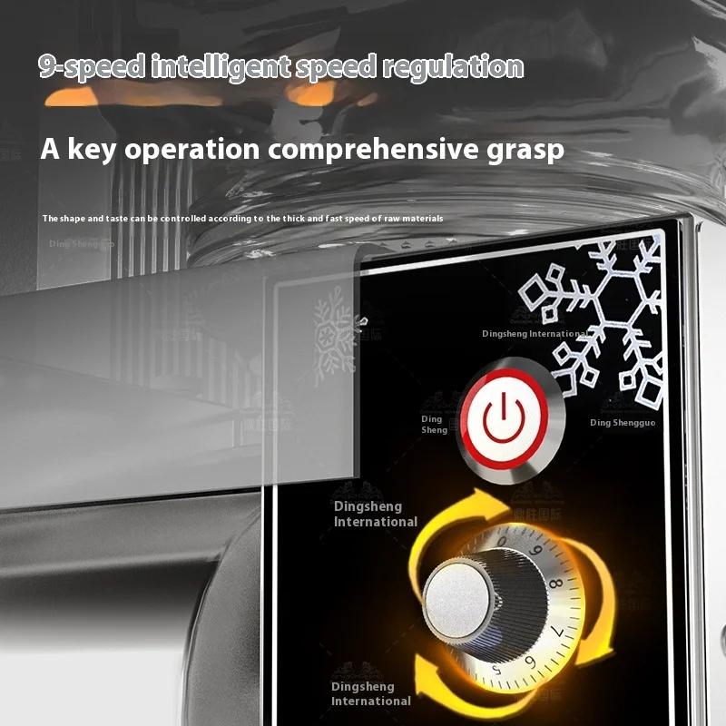 Commercial Korean Snowflake Ice Machine Internet Celebrity Continuous Expanded Ice for Milk Tea Shops Ice Cream Smoothie