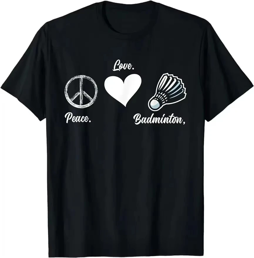 2026 New Cool Fun and Stylish Fitness T-shirts for Badminton Enthusiasts Team Players Coaches and Women Summer