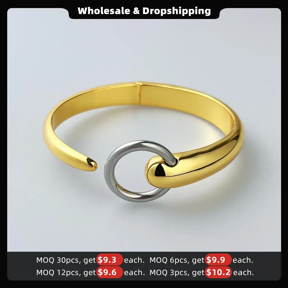 ENFASHION Original Design Gold Color Open Bracelet For Women Bracelets Wholesale Pulseras Mujer Fashion Jewelry Gifts B222289