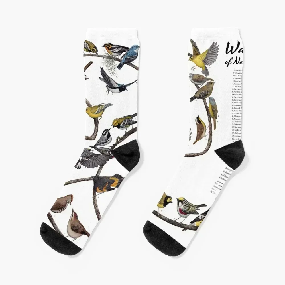 Warblers of New England Socks hiphop professional running Socks Men's Women's