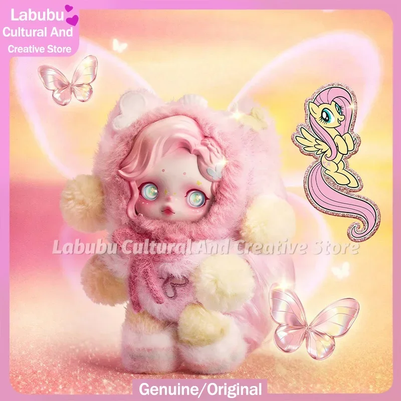 POP MART Original Nova Série SKULLPANDA x My Little Pony Pingente