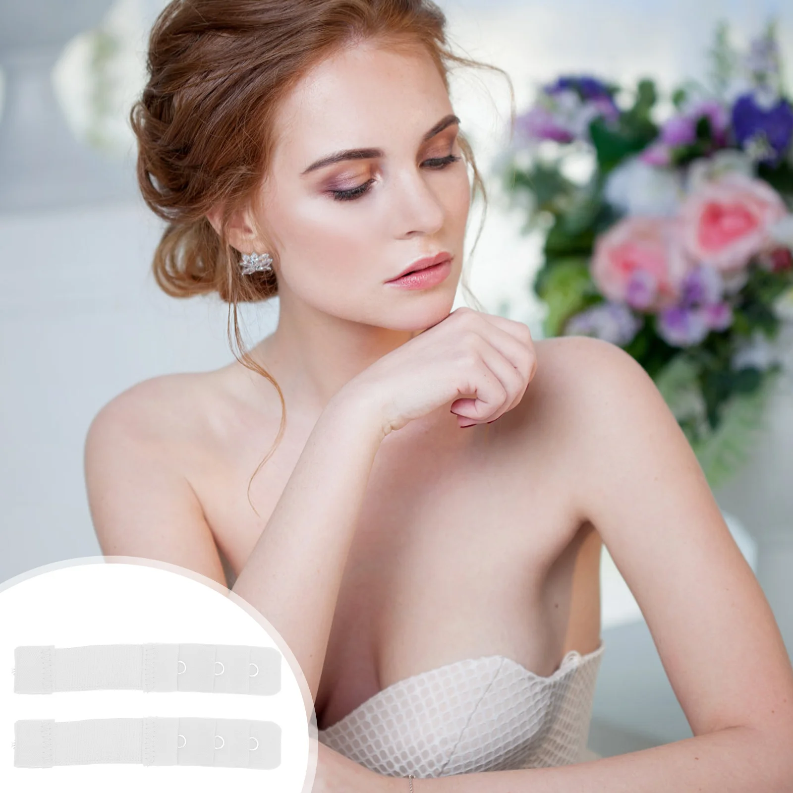 

20Pcs Woman Bra Buckle Elastic Extenders 3 Rows 1 Hook Stainless Steel Back Buckles Comfortable Underwear Accessory